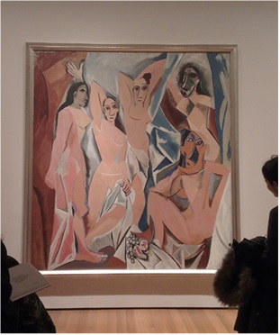 «Авиньонские девицы». Пабло Пикассо, 1907 г.фото ©Анна Прохорова, 2013, музей МоМА, Нью-Йорк- Авторские права