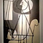 Пабло Пикассо, «Художник с палитрой и мольбертом», 1928 г.