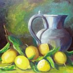 Заказать картину-Натюрморт с лимонами--картины Валентины Петрик