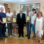 Посол Украины в Греции Владимир Шкуров вручил Благодарности организаторам выставки
