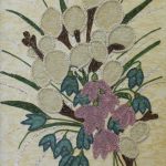 Косик Анастасия, Весенний букетик, мозаика бисер,стеклярус, 40х50