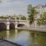 Заказать картину-L'île de la Cité et le Pont Neuf