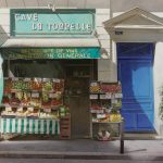 The grocer of the Rue de Seine - Original watercolor - Paris, 20,9 x 14-Тьерри Дюваль (Thierry Duval)