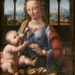 Картина-Леонардо да Винчи-Мадонна с гвоздикой - Википедия