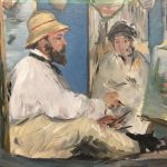 Заказать картину-Мане Эдуард-Завтрак в мастерской, 1868 г. холст, масло, 120х170 см Edouard Manet Die Barke, 1874-Фрагмент