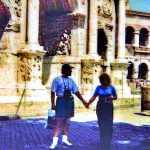 Возле Триумфальной арки Константина.Рим.Колизей, 1996 г. - фото
