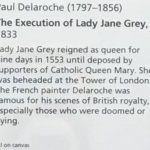 Деларош-Казнь леди Джейн Грей, 1834 -описание
