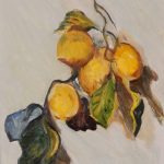 Ветка лимонов, вольная копия картины Клода Моне,- Марго Пугаченко
