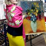 Представление художника-Екатерина Черненко-Платок с вышивкой