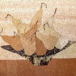 Косик Анастасия, Груши, мозаика из неокрашенной яичной скорлупы, 30х20, 2019г