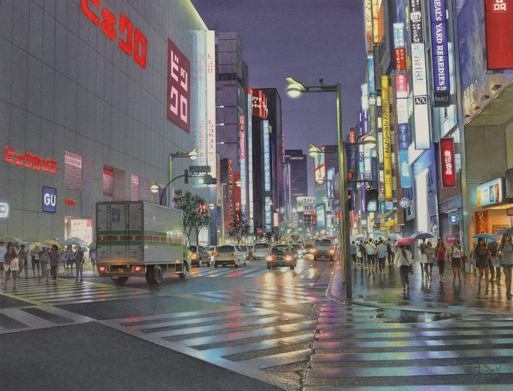 A monsoon night on Shinjuku at Tokyo ������,��������, 40�52 - ������ ������