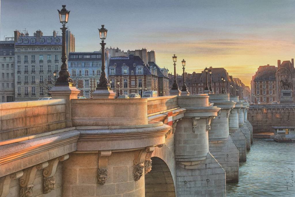 L�heure d�Or sur le Pont Neuf de Paris ������,��������, 40�52 - ������ ������