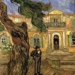 Vincent Van Gogh- Pine Trees with Figure in the Garden of the Hôpital Saint-Paul (Nov. 1889)- Musée d'Orsay, Paris