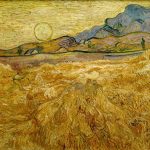 Vincent Van Gogh- Wheat Field with Reaper and Sun (1889)- Rijksmuseum Kröller-Müller, Otterlo