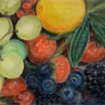 3-е место - Натюрморт с ягодами, холст, пастель, 60х40, 2019 г. - Ахундова Лариса