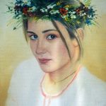 ПЗС - Алена, холст,масло, 40х50-Людмила Лебедева