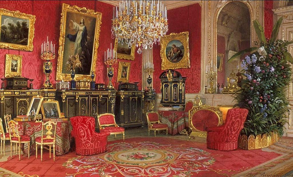 Премацци Premazzi LuigiПремацци Interiors-of-the-Winter-Palace-The-Study-of-Empress-Maria-Alexandrovna