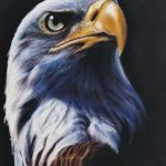 Eagle, пастель, А4, Ольга Сосновська