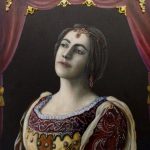 Портрет Соломії Крушельницької до її 150-річчя, 50х60, Ірина Стасюк