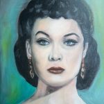 Актриса, полотно, олія, 30х40, Олешко Ольга