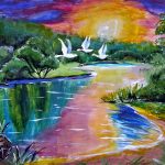Вечори і ранки, гуаш, живопис, 20х30, Свиридова Софія