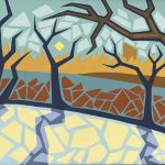Криворізька зима, полотно, акрил, 40x60, Науменко Софія