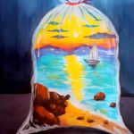 Морський, папір, акварель, 30х21,Мазурець Надія